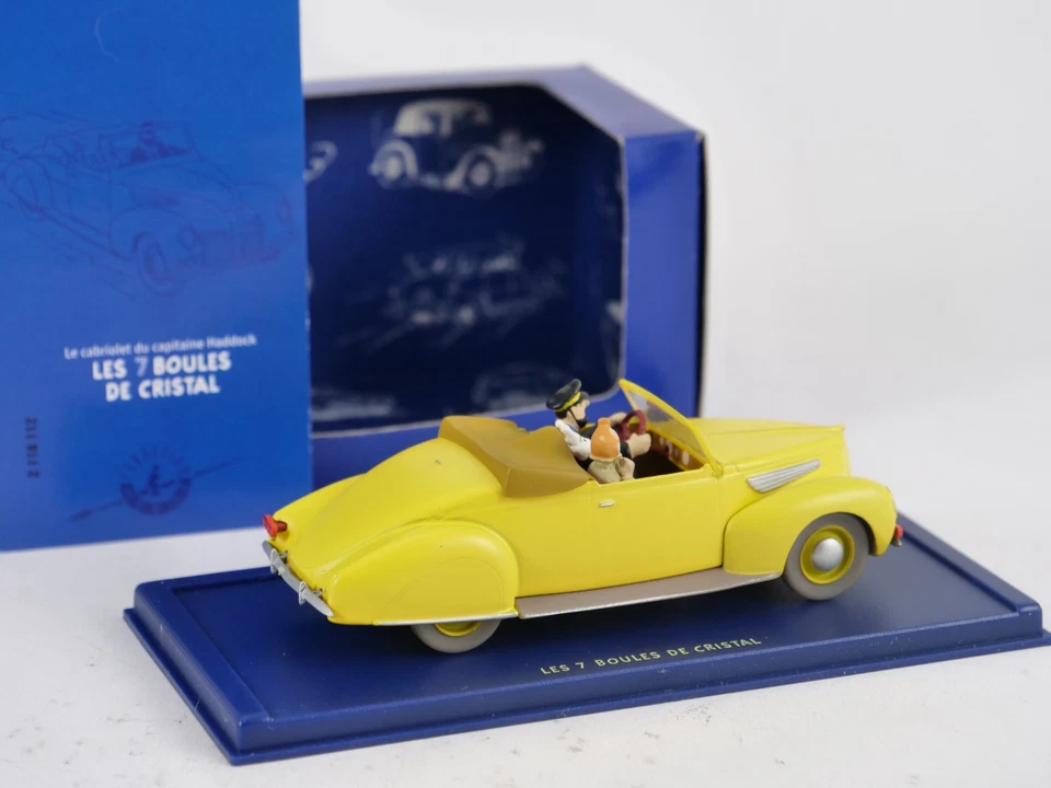 In Auto Tintin 1/43 La Cabrioleta Del Capitano Haddock - Immagine 2 di 4