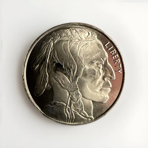 Half Troy ounce (1/2 oz) Silver Buffalo Rounds .999 Highland Mint