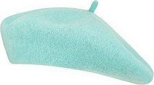 Women Wool Beret Hat French Style Solid Color