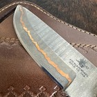 970 Blade Works Hand Made Hand Forged Steel Fixed Blade With Sheath — photo 3