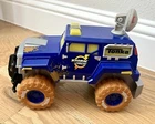 Tonka Storm Chaser Truck - Lights, Sound Test, Works! Blue & Yellow Toy Vehicle