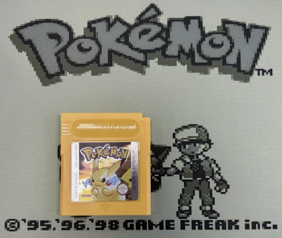 🎮 Lot jeux Pokémon Rouge, Bleu, Jaune, Or, Argent & Cristal - Version Fr - GBC - Photo 3/4