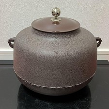 National Treasure Takahashi Keiten Amida-do Iron Kettle Japanese Kama