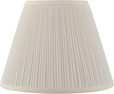 33055, Hardback Empire Transitional Spider Lamp Shade, Mushroom Pleated Pleated