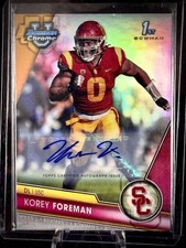 2023 Bowman University Chrome - Korey Foreman Refractor Auto /199 USC Fresno