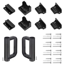 Retractable Baby Gate Replacement Hardware Retractable Dog Gate Full Set Wall...