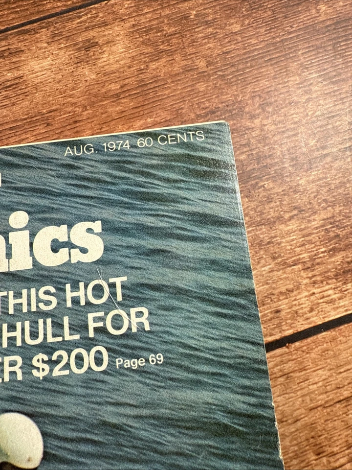 Vintage Popular Mechanics Magazine August 1974 ~ Great Workshop ~ Saw Dolly - Image 2 of 4