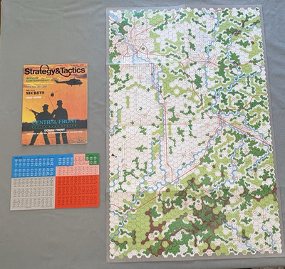 Donau Front game UNPUNCHED in Strategy Tactics magazine 131 game 1989 Ardennes