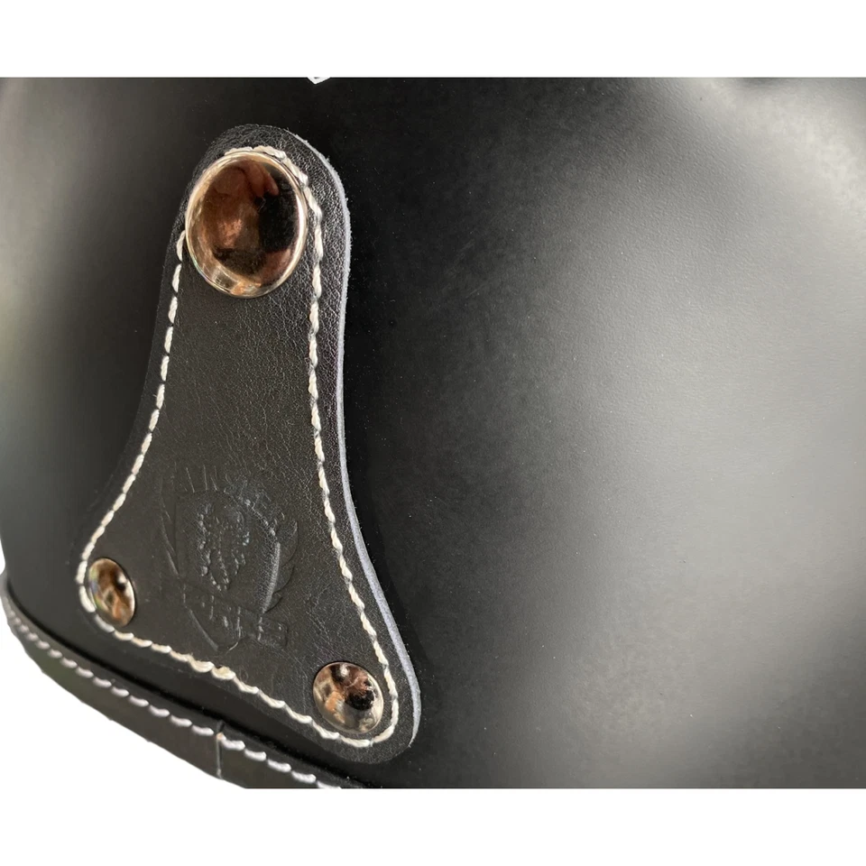 Bores-Gensler SRM3 Slight Jethelm schwarz-matt Motorradhelm Cruiser Chopper - Bild 3 von 3