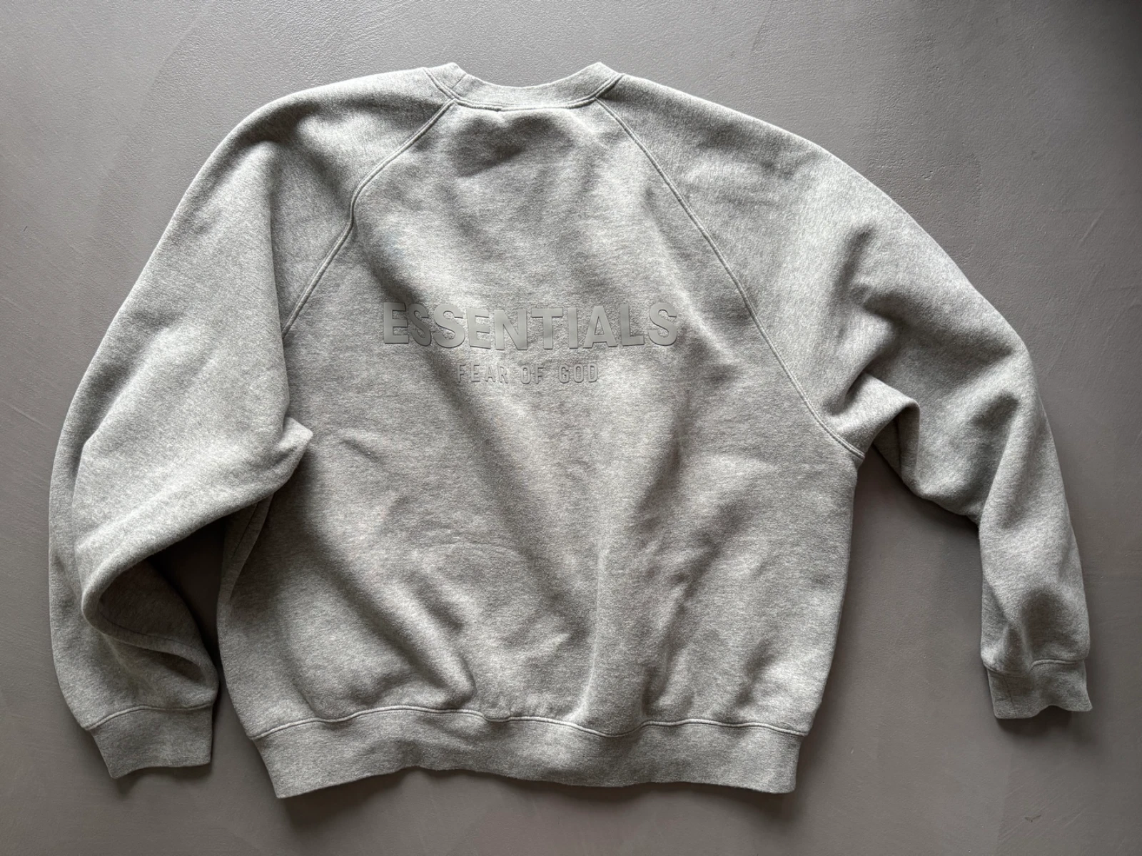 Felpa Fear Of God Essentials grigia taglia M