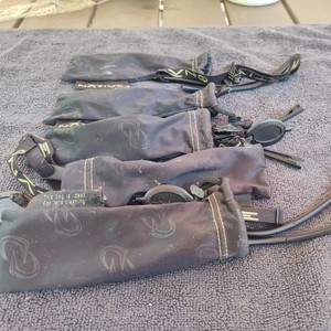 5 Set Lot Of Native Eyewear Sunglasses  Retainer Straps With Pouches