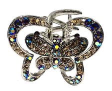 18869 - Crystal Butterfly Hair Clip - Store 