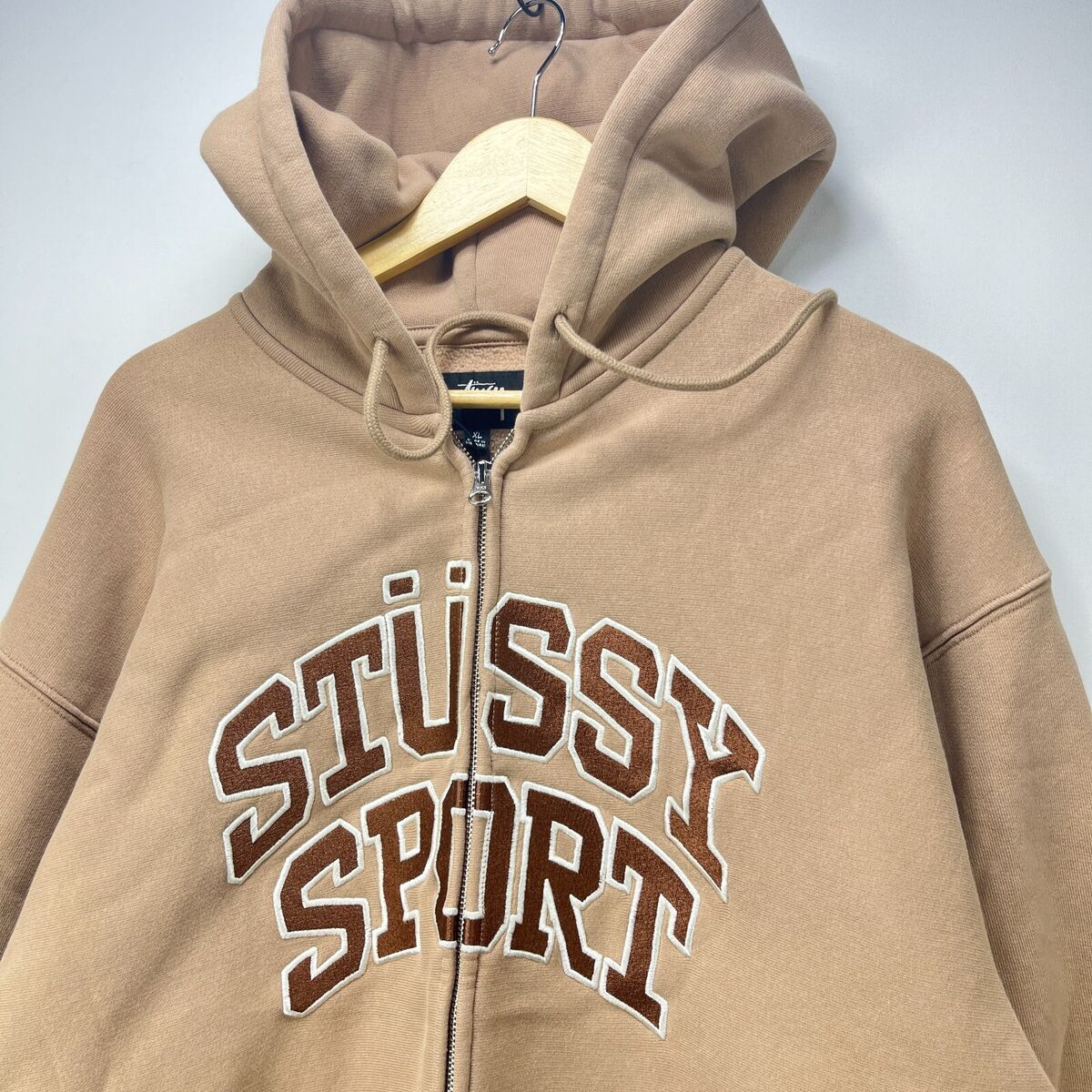Stussy Sport Zip Hoodie Tan Brand New with Tags XL | eBay Stussy Sport Zip Hoodie Tan Brand New with Tags XL | eBay