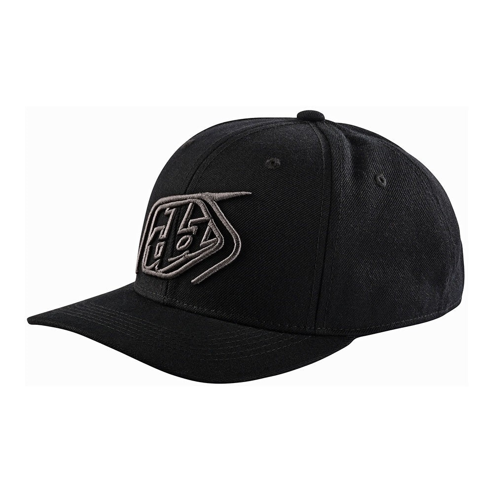 Troy Lee Designs TLD Curved Hat Cap Adjustable Snapback Crop Black