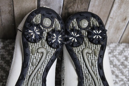 FootJoy FJ LoPro Collection Damen-Golfschuhe weiß Blumenausschnitt 97060 Größe 6 M - Bild 8 von 10