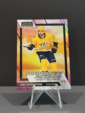 2023-24 O-Pee-Chee Platinum Marquee Rookie Jake Livingstone Sunset Predators