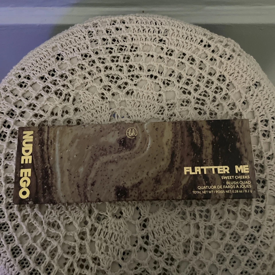 bh Cosmetics Nude Ego Flatter Me I 4 Pan Sweet Cheeks Blush  Blush Quad New! - Image 3 of 4