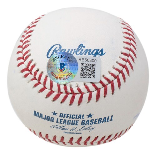 Derek Jeter New York Yankees Signed Official MLB Baseball BAS LOA AB50300 - Picture 3 of 4