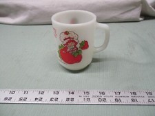 Strawberry Shortcake Coffee Mug Glass American Greeting Corp Pictures Vintage