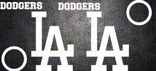 LA Dodgers Cornhole - Cornhole Vehicle Window Set of 6 Vinyl Decals -