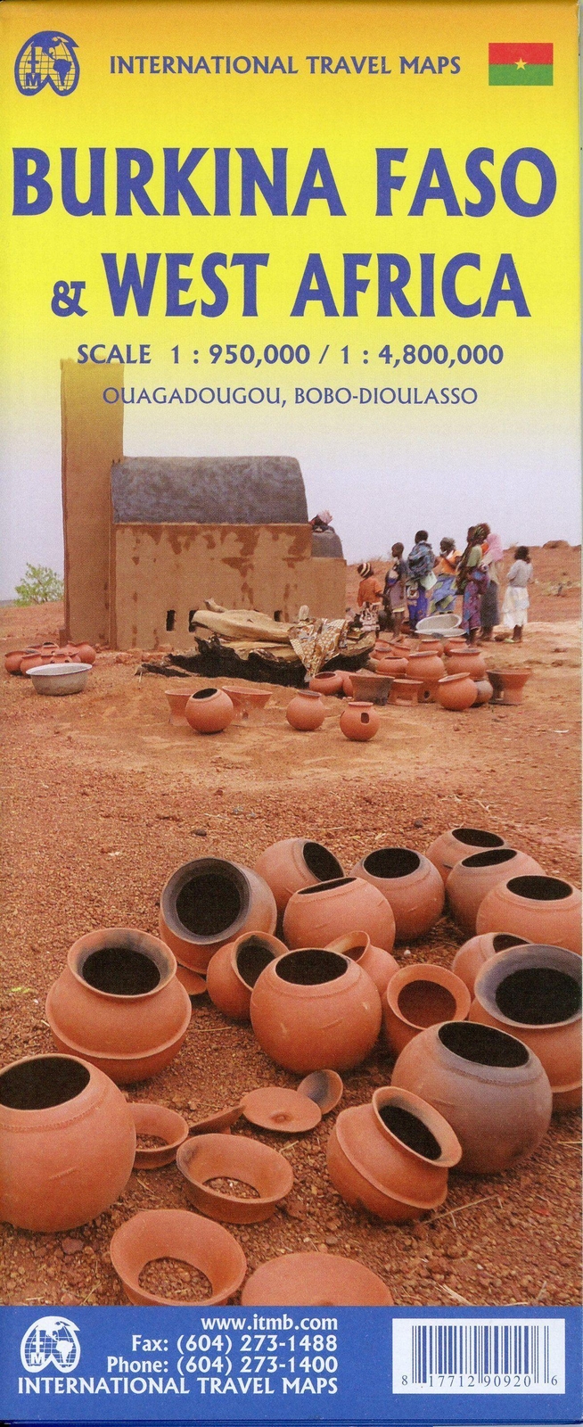 Thumbnail - Burkina Faso/west Africa 1:3 400 000 (land-)karte International Travel