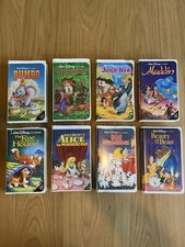 walt disney black diamond vhs tapes lot