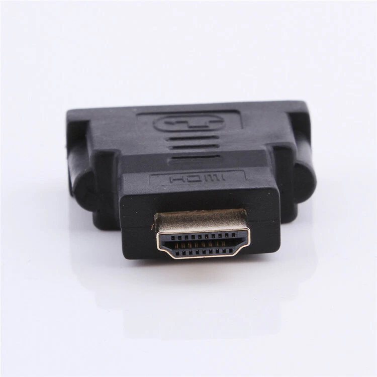 Black DVI-I Dual Link Female (24 1 Pin)  to HDMI Standard Male Adapter for HDTV - Image 4 of 4