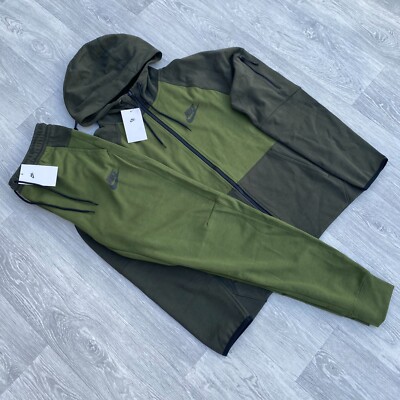 Nike Tech Fleece Full Tracksuit Zip Hoodie Slim Joggers Sweatpants