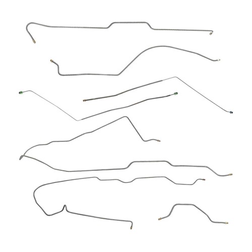 Fits 1978 Jeep CJ7 Power Disc Man Trans Complete Brake Line Set USA