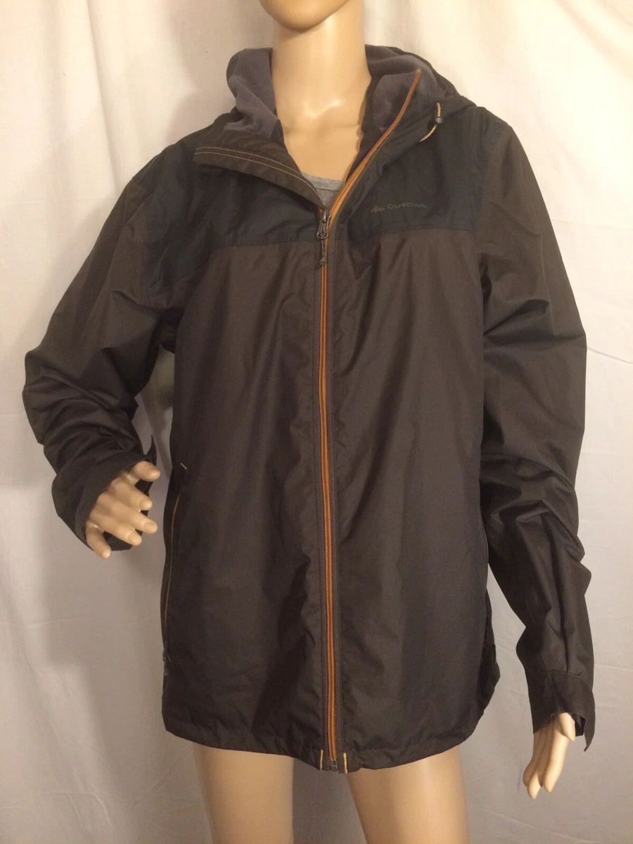 Hooded Hiking Jacket, Brown/Black, Size M | eBay