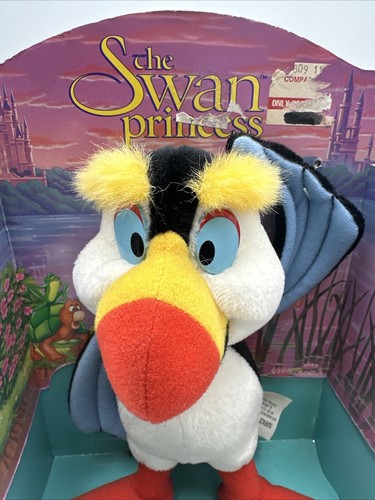 New Puffin Plush From The Swan Princess Odette Tyco 1994 Rare New In Box NOS - Picture 13 of 24