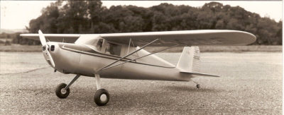 CESSNA 120 (Spannweite 1575 mm). Sportflugzeug. Modellbauplan