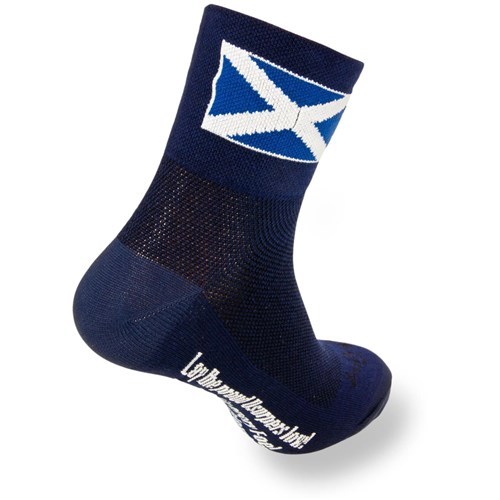 Cycling Socks SockGuy Scottish Flag Blue Large/x Large for sale online