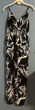 Fabletics Elaine Jumpsuit Front Snap Regular Fit Small Floral Pre-owned Spring