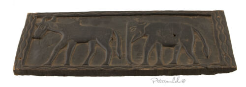 Ancien Siege Tribal Art Ethnie Tharu Nepal Déco Panneau en bois # 933 - Imagen 2 de 2