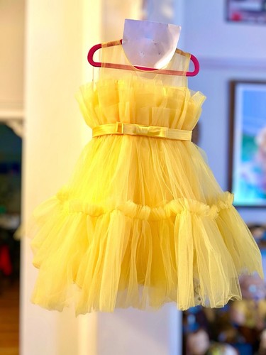 Lot of 3 Layered Tulle Dresses OOC Girl Size 4 - Picture 2 of 7