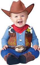 Wee Wrangler Infant Costume Cowboy Hat & Fringed Jumpsuit InCharacter Toddler