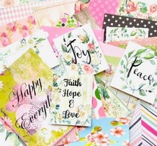Junk Journal, Scrapbook Paper, Crafting Paper,  Quotes 30 Papers JJS30