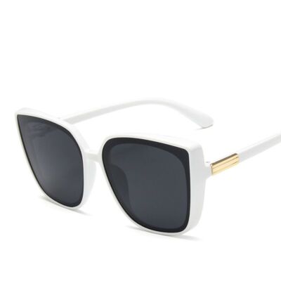 Square Sunglasses Women Big Frame Cat Eye Sun Glasses  display picture 3