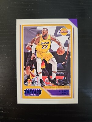 Lebron James 2020-21 Panini Chronicles Threads Los Angeles Lakers /99 