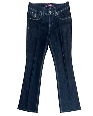Gloria Vanderbilt Women's Jeans Pocket Stitching Flare Leg Size 4P