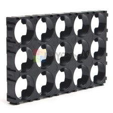 10PC 3X5 Cell 18650 Batteries Spacer Radiating Shell Plastic Bracket Heat Holder