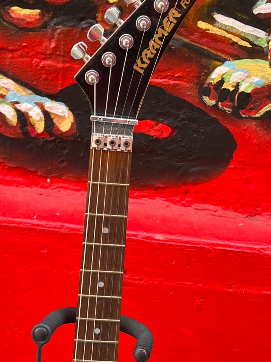 1980's Kramer - Focus 6000 Electric Guitar -Black- Made In 1980's Kramer - Focus 6000 Electric Guitar -Black- Made In