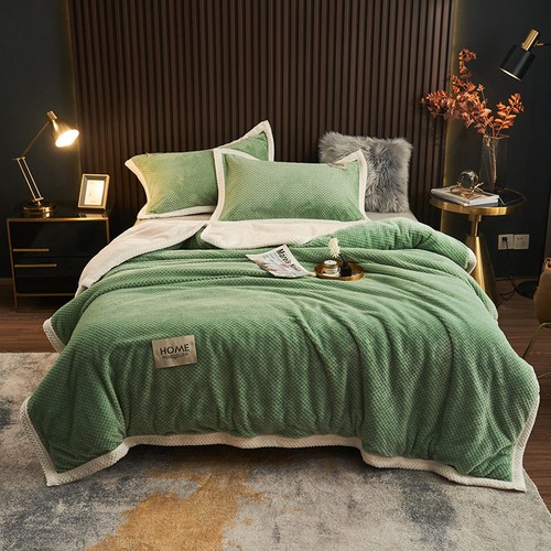Nordic Fleece Blankets Throws with Zipper King Winter Soft Can Be A Duvet Cover - Picture 82 of 110