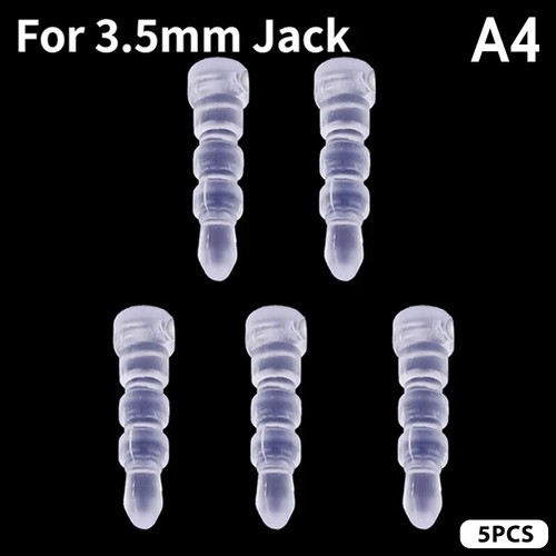 5PCS DIY Clear Charge Port Dust Plug Stopper Protection Cap Mobile Phone Pen _tm - Zdjęcie 11 z 16