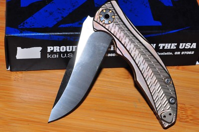 ZERO TOLERANCE RJ Martin CPM 20CV Stonewash Blade KERSHAW ZT 0609