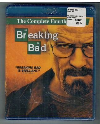 Breaking Bad 4 the complete fourth season four blu ray 2012 Bryan Cranston Paul