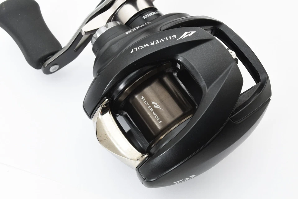 Daiwa Argento Lupo Sv Tw 1000XHL Pe Speciale Baitcasting Mulinello Da Giappone # - Immagine 2 di 4