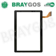 For MJK-1082-FPC 10.1 INCH Touch Screen Digitizer Front Glass With Adhesive