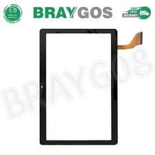 For MJK-1082-FPC 10.1 INCH Touch Screen Digitizer Front Glass With Adhesive